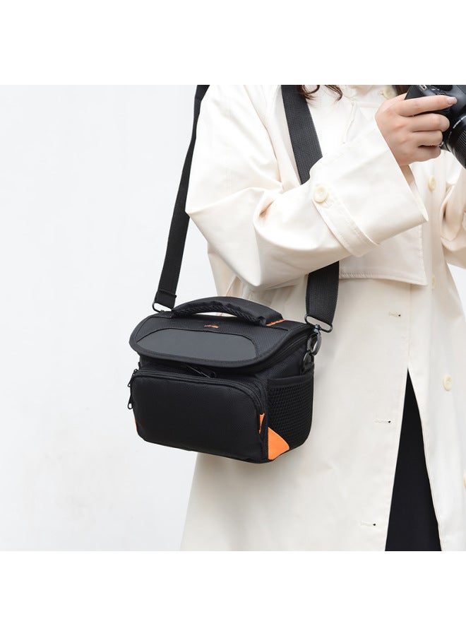 Camera Bag SLR Camera Bag Shoulder Digital Camera Bag Camera Bag Small Camera Bag Universal Micro Single Bag-Color:Small  - Image 2