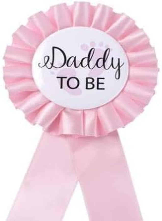 Armear Pink Baby Shower Sash for Mom To Be Sash Baby Boy Shower Decorations Daddy To Be Badge Baby Shower Decorations Girl - Gender Reveal Decorations - Image 3