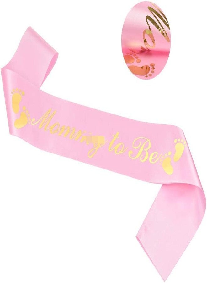 Armear Pink Baby Shower Sash for Mom To Be Sash Baby Boy Shower Decorations Daddy To Be Badge Baby Shower Decorations Girl - Gender Reveal Decorations - Image 4