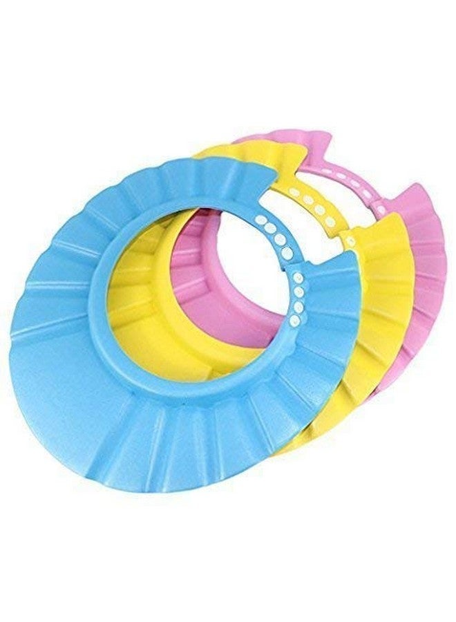 Cyrox Adjustable Soft Bathing Baby Shower Cap Baby Bath Shower Cap with Soft Material for Protecting Eyes and Ears Baby Toddler Shampoo Bath Shower Cap (1PCS) - Image 1