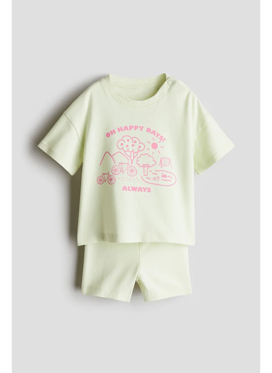 H&M 2-Piece Cotton Jersey Set