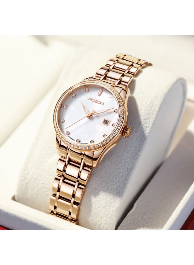 Rosdn Ruyi Chinese Style Watch For Women, Waterproof Fully Automatic Mechanical Ladies Watch, Top 10 Brands, Qixi Festival Gift For Wife - Image 4