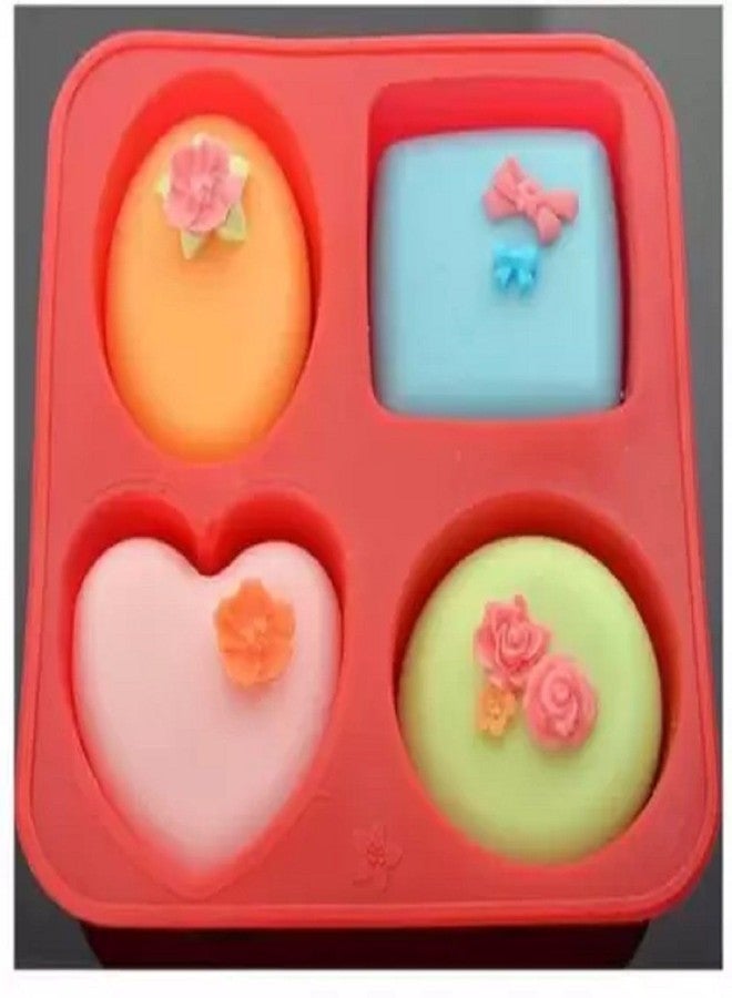 KITCHOOK Silicone Chocolate Mould 4 (Pack of 1) AJ 216
