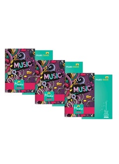 Psi 6-Piece A4 Size Music Notebook 40 Sheets  - Image 2