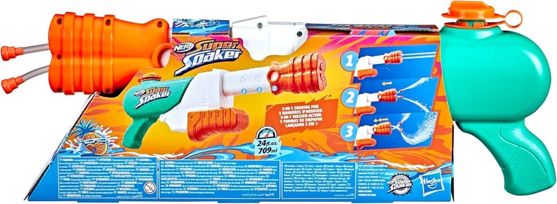 سوبر سوكر NERF Super Soaker Hydro Frenzy، متعدد الألوان، F3891 - Image 4