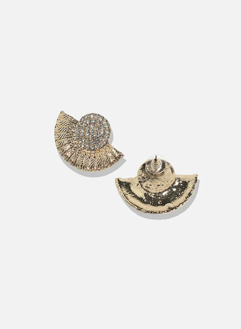 SOHI Dainty Diamond Artificial Stud Earring Jewellery