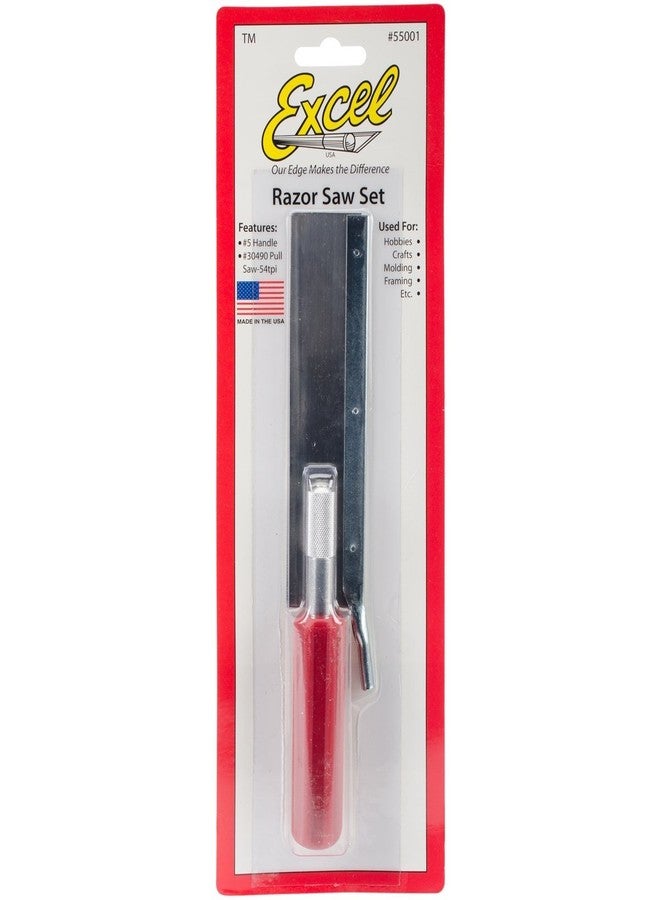 مجموعة منشار حلاقة Excel Blades 55001، مقبض وشفرة واحدة