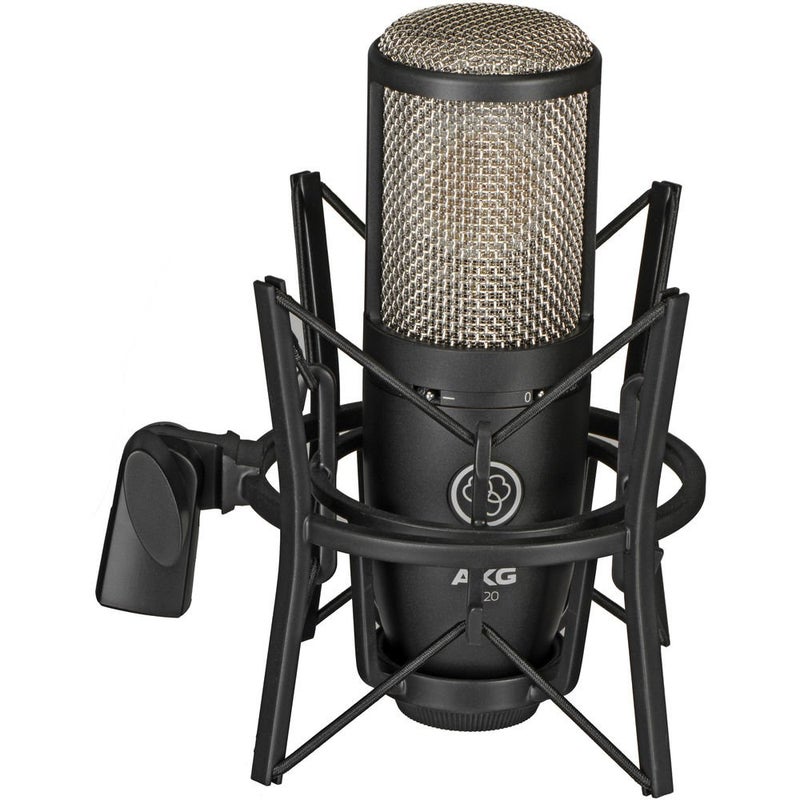 AKG Project Studio P220 Large Diaphragm Condenser Microphone With Pop Filter and XLR To XLR Cable - Image 2