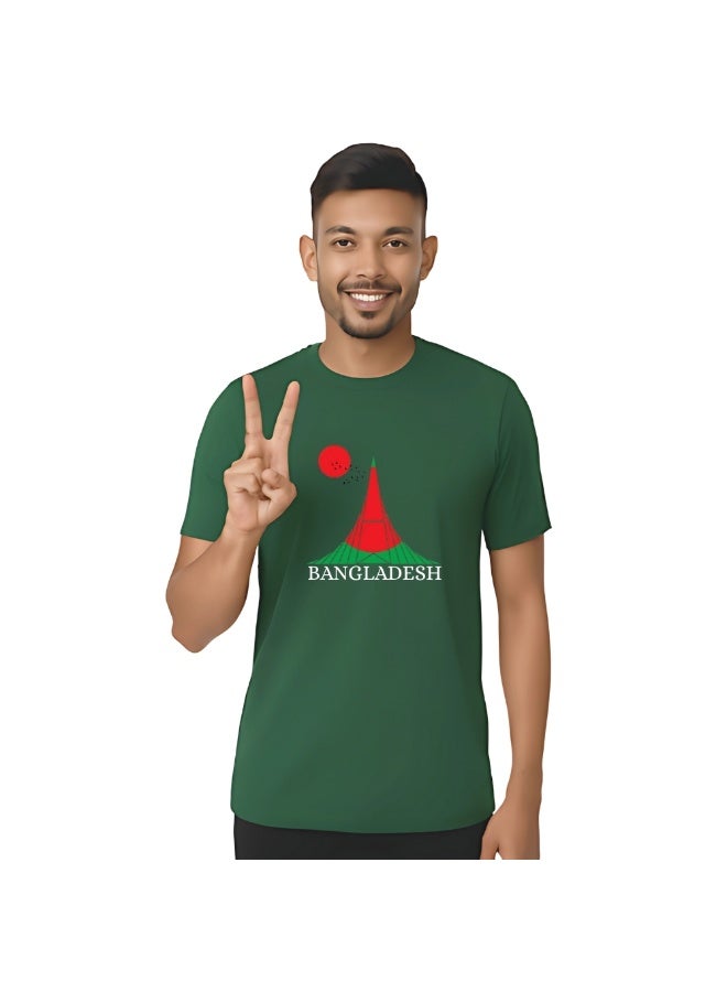 PRINTSHOP4ME Bangladesh Cricket T-Shirt For Men – Breathable Dry-Fit Jersey With Round Neck – Ideal For Cricket Practice,Sports Training,Outdoor Activities And Everyday Casual Wear - Image 2