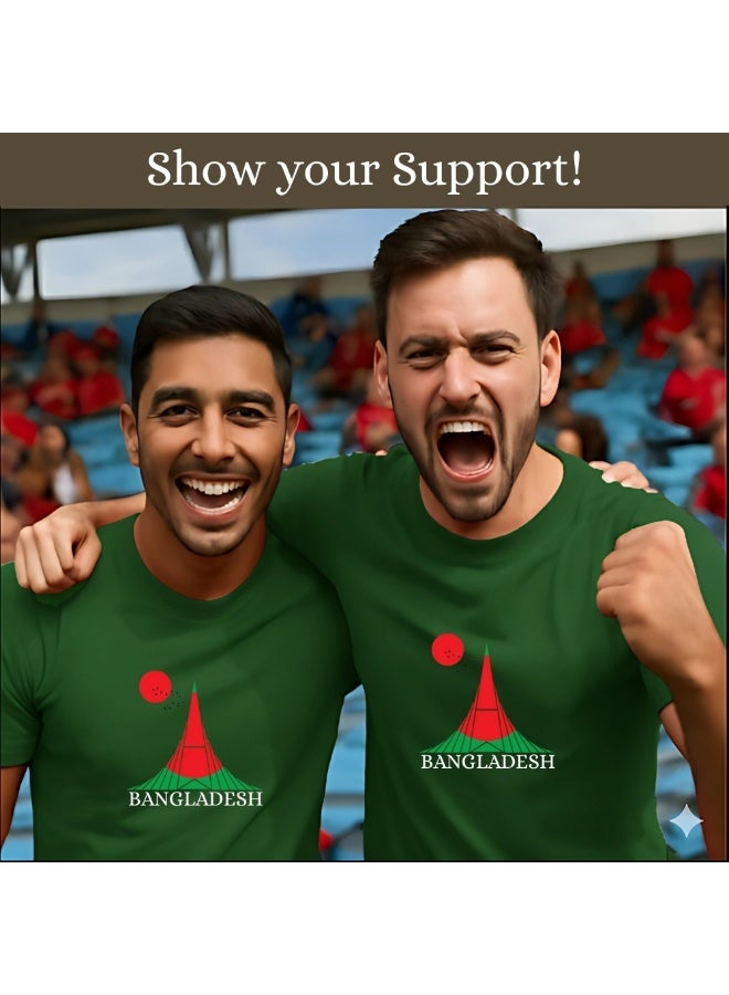 PRINTSHOP4ME Bangladesh Cricket T-Shirt For Men – Breathable Dry-Fit Jersey With Round Neck – Ideal For Cricket Practice,Sports Training,Outdoor Activities And Everyday Casual Wear - Image 5