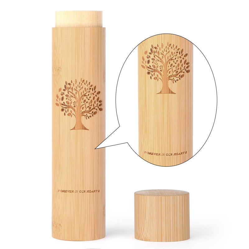 Very100 Small Scattering Urns for Human Ashes Adult,9''x2'' Scattering Tubes for Human Ashes,Eco Friendly Biodegradable Urns for Human Ashes(Set of 4,Tree of Life Pattern) - Image 3