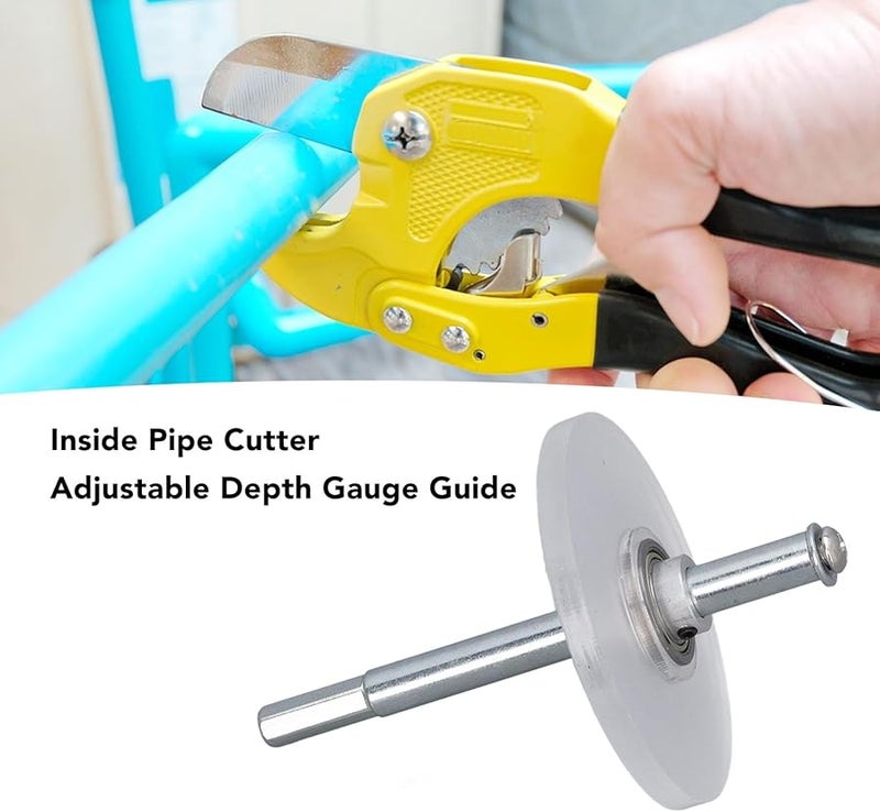 Adjustable Depth PVC Pipe Cutter Kit with 6 Serrated Blades for Plastic Pipes - Image 4