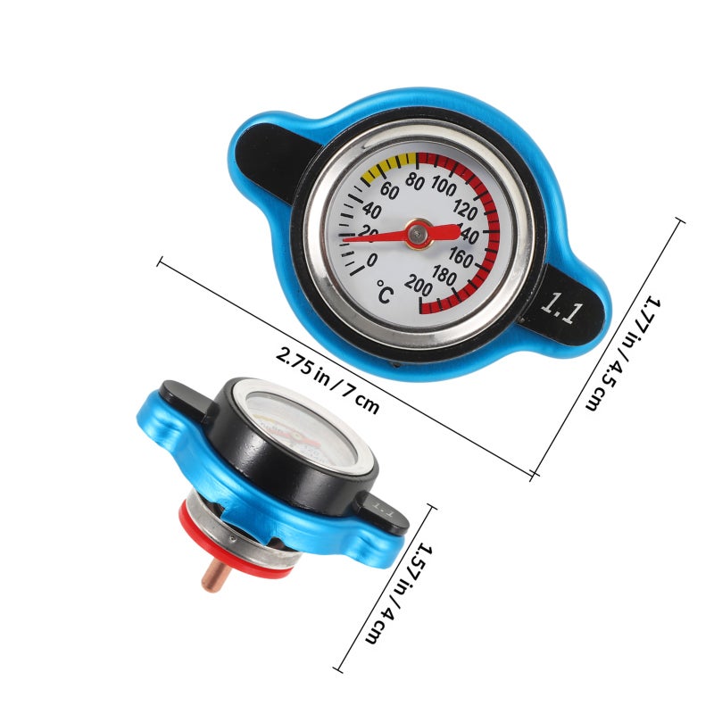 Automotive Water Temperature Gauge Water Coolant Temp Gauge for Car RV Truck - Image 2