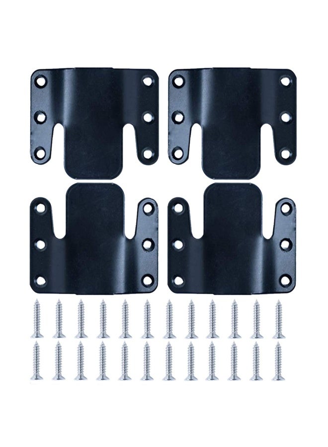 LazyMe حامل موصل أريكة متشابك عالمي مع أدوات تثبيت - مجموعتان من 4 قطع - Image 1