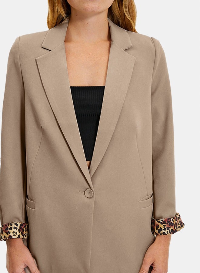 trendyol Blazer - Beige - Regular fit - Image 4