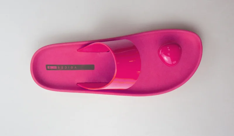 فويسيز Voices Women'S Flip Flops, Smooth Stone - 004.00006, Color - Pink