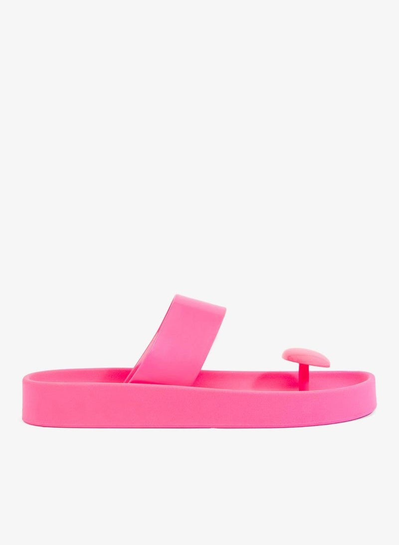 Voices Smooth Stone Women'S Anti Slip Sole  Single Strap Sandals - Pink - Image 1