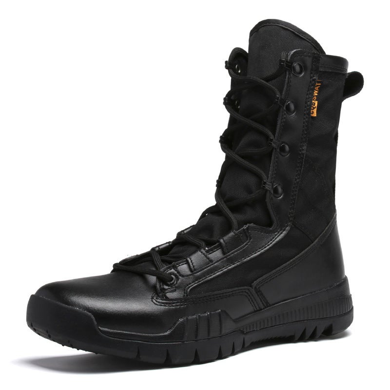 Large Size Outdoor Tactical Boots Breathable High-Top Boots Outdoor Men'S Shoes Desert Boots Combat Boots Hiking Shoes Boots - Image 3