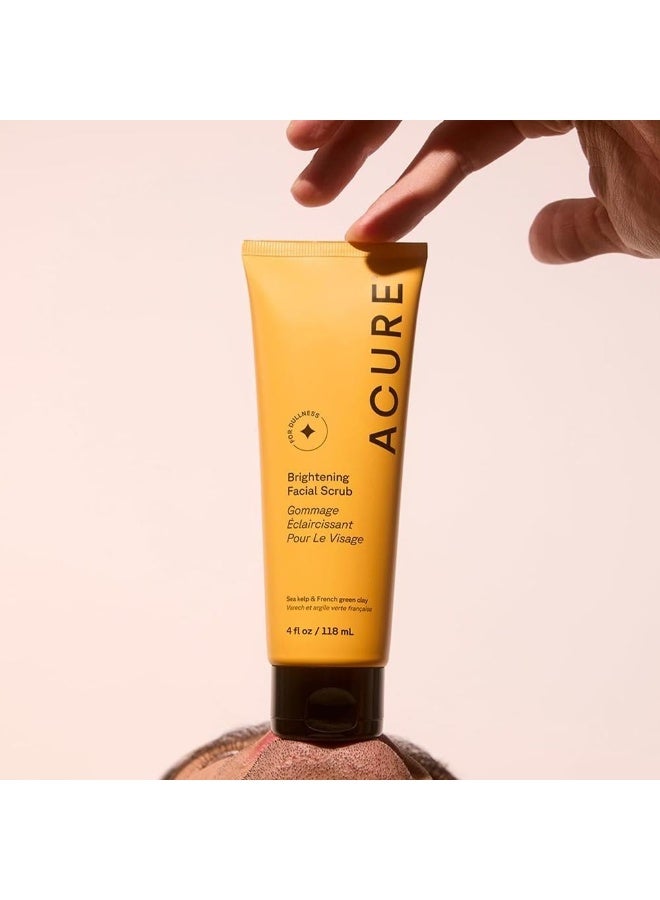 Acure Brightening Facial Scrub 118ml - Image 3