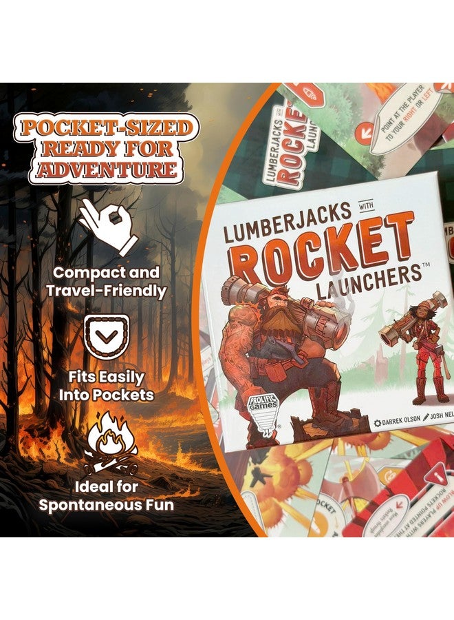 Prolific Games Lumberjacks with Rocket Launchers - Explosive Card Game for Family Game Night - Fast-Paced Fun for Adults & Teens - Perfect for Family Games and Group Play (3 to 8 Players) - Image 5