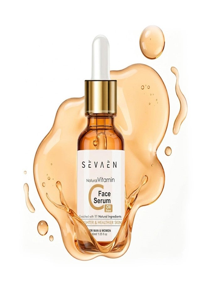 SEVAEN Vitamin C Serum for Face Enrich with 11 natural ingredients (Herbal) - Image 1