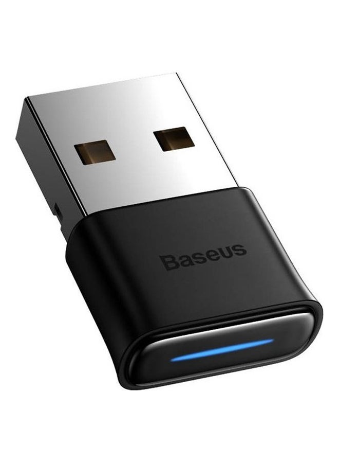 بيسوس محول لاسلكي ZJBA000001 بوصلة USB ميني ويعمل بتقنية البلوتوث V5.0 أسود - Image 1
