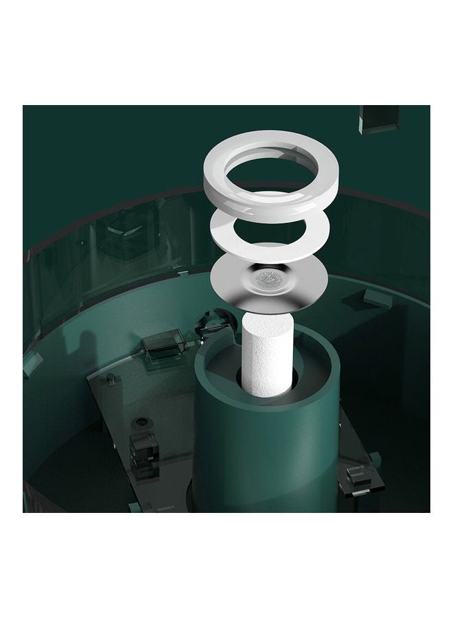 Loquat Colourful Light Crystal Salt Stone Cool Mist Air Humidifier White/Clear - Image 2