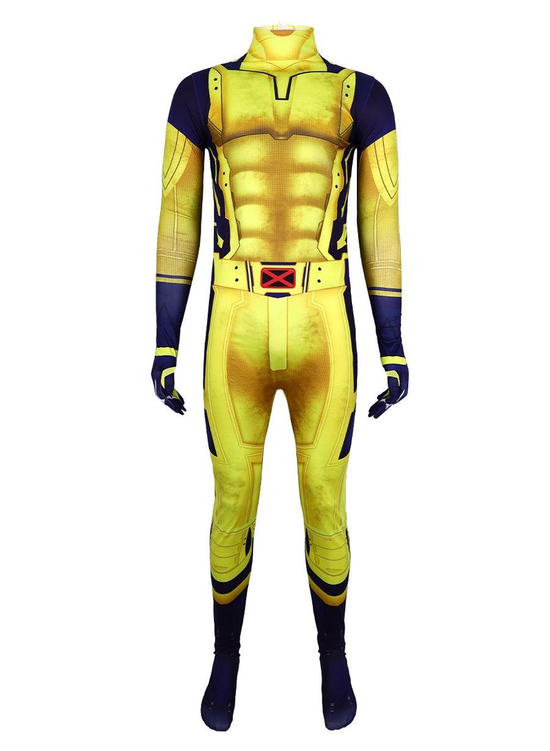 Movie Deadpool3 Wolverine Cosplay Jumpsuit Costume Suit Outfit Gift en - Image 3