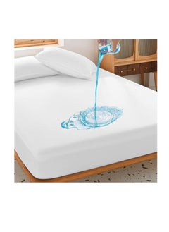Generic Premium Waterproof Mattress Protector - Soft Breathable Knitted Cover - Waterproof TPU Membrane Backing – For Mattress Size 200x200 cm  - Image 1