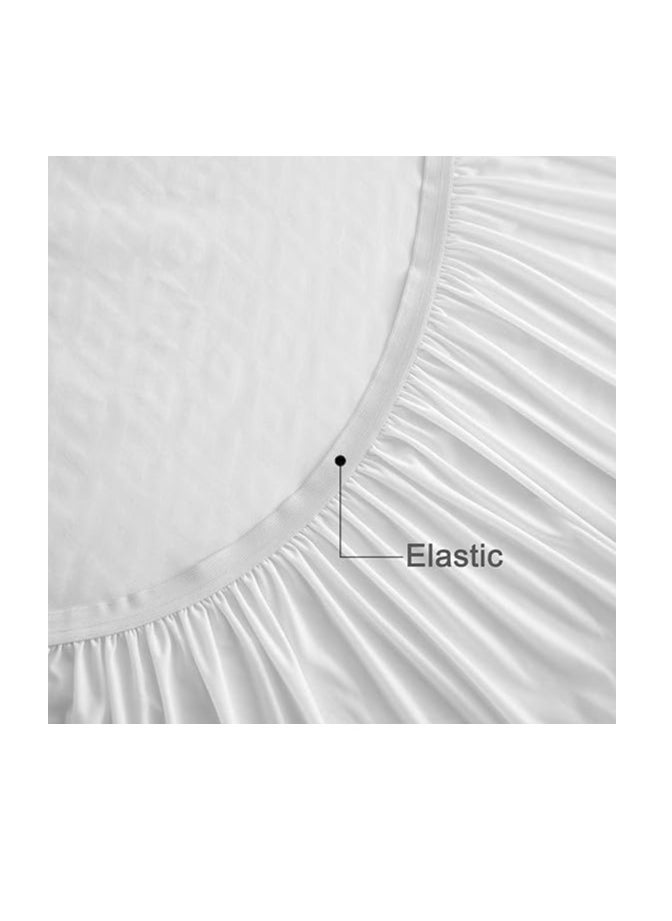 Generic - Premium Waterproof Mattress Protector - Soft Breathable Knitted Cover - Waterproof TPU Membrane Backing – For Mattress Size 200x200 cm - Image 1