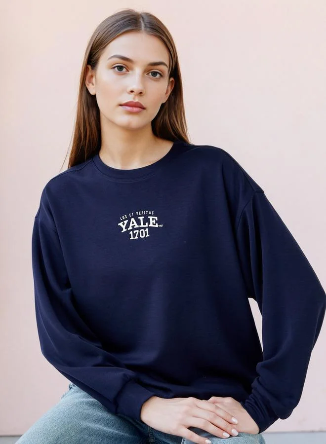 Yale Embroidered Sweatshirt