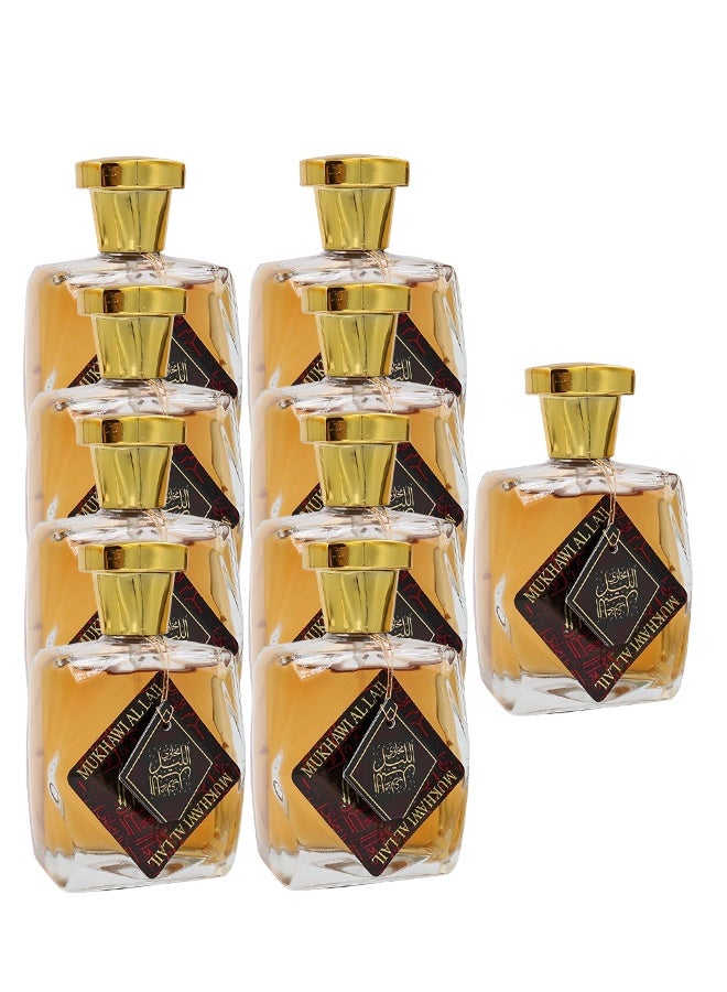 Al Maraseem 9 Pieces Mukhawi Al Layel Perfume 100ml EDT - Image 1