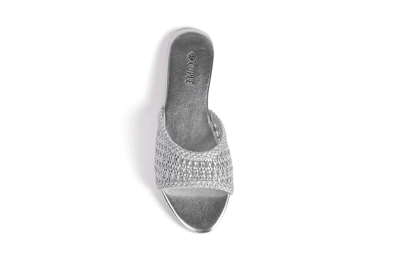 Cuple Ladies Ramadan Embellished flat Sandals