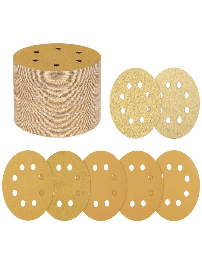 Kozelo 70 Pack Sanding Disc Kit 5 Inch 80/120/150/240/400/600/800 Grit 8 Hole Hook and Loop Random Orbital Sandpaper for Drywall Sander Wood Metal - Image 1