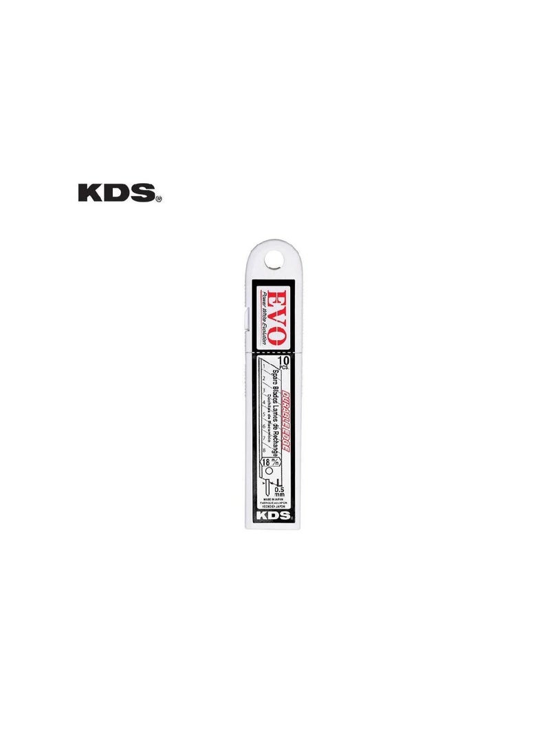 KDS LB-10 EVO 18mm Heavy-Duty Cutter Blades – High Carbon Steel – 10 Blades per Case (Pack of 2) - Image 3