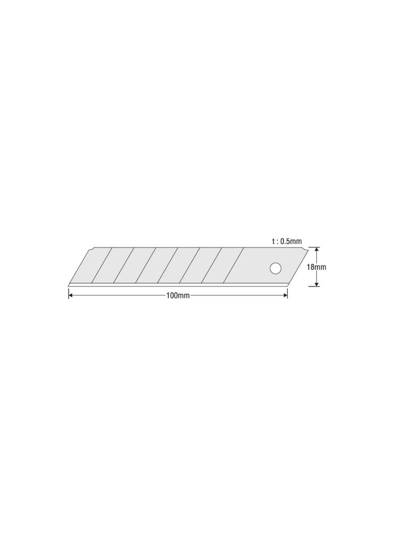 KDS LB-10 EVO 18mm Heavy-Duty Cutter Blades – High Carbon Steel – 10 Blades per Case (Pack of 2) - Image 5