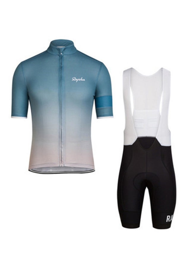 Summer Bicycle Short-sleeved Cycling Suit Mountain Road Bicycle Cycling Shirt Children's Roller Skating Suit