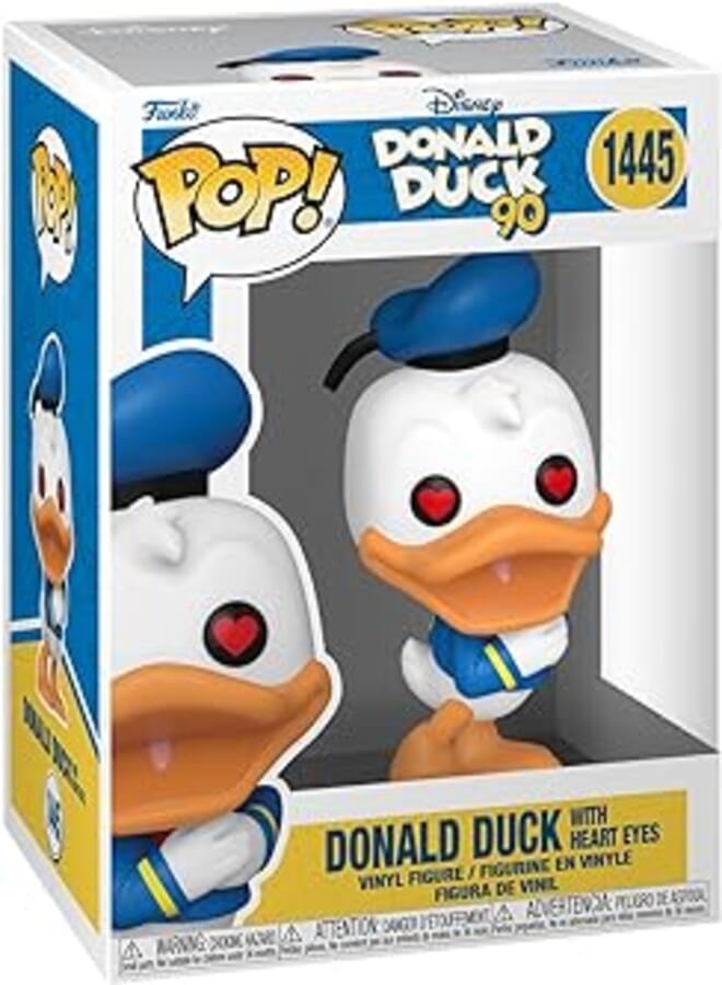 Funko Pop! Cartoon Animation: Disney Donald Duck 90th - Donald Duck (Heart Eyes)