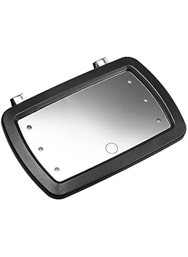 Loquat Car Sun Visor Mirror Makeup Vanity Cosmetic Automobile LED Lights Shadow Mirror - Image 2