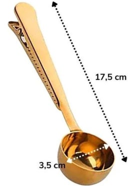 Toyfest Copper Color Coffee Scale - Latch Spoon - 17 cm  - Image 2