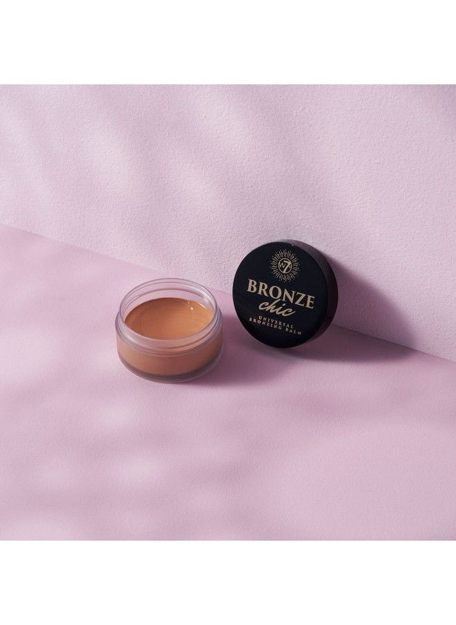 W7 - Bronze Chic Bronzer Cream Bronzing Balm Contouring & Highlighting Vegan Makeup - Image 1