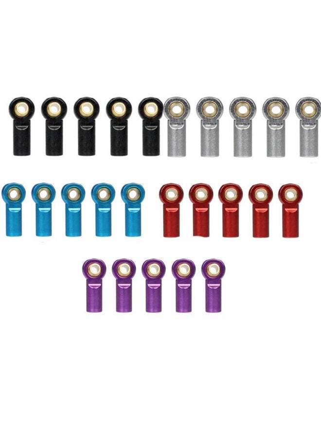 إسكدنيا 1/10 Simulation Climbing Car Frame Tie Rod Connecting Rod M3 Ball Joint SCX10 TRX4 D90 Modified Upgrade Accessories-Color:Purple - Image 2