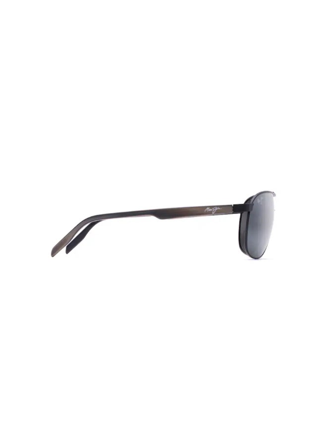 MAUI JIM نظارات شمسية طيار كاملة الإطار للرجال كاسل 728 2M قطبية - Image 3