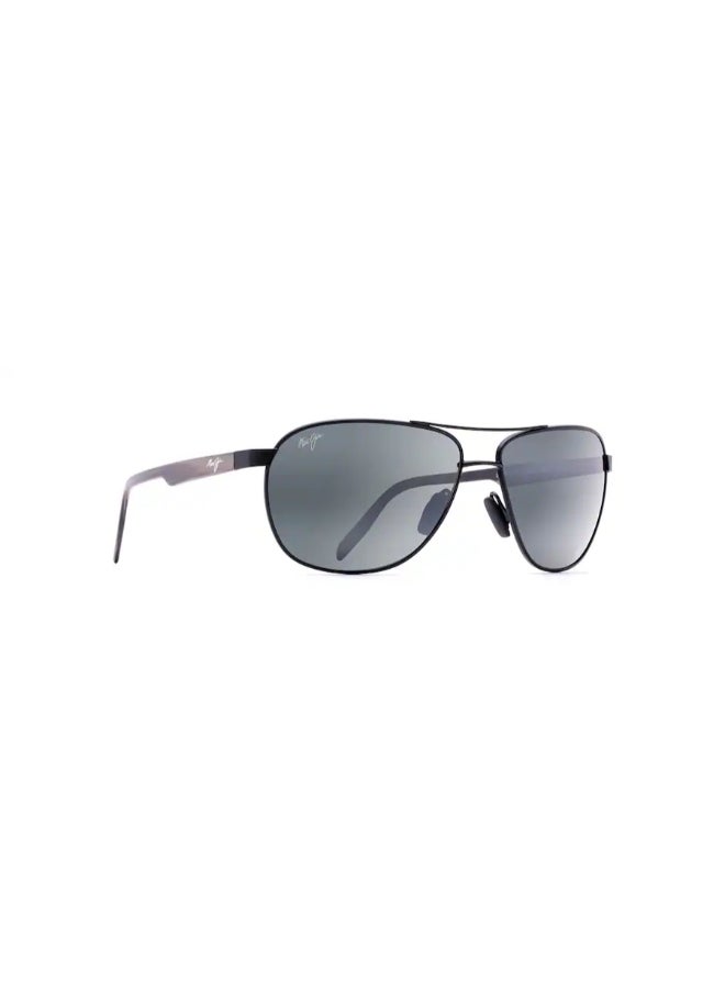 MAUI JIM نظارات شمسية طيار كاملة الإطار للرجال كاسل 728 2M قطبية - Image 1