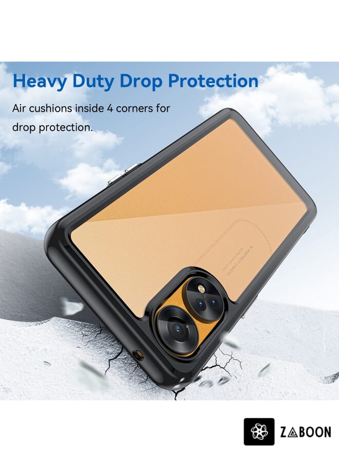 Zaboon غطاء حماية لهاتف OPPO Reno8 T 4G سلسلة ملونة أكريليك + TPU - Image 2