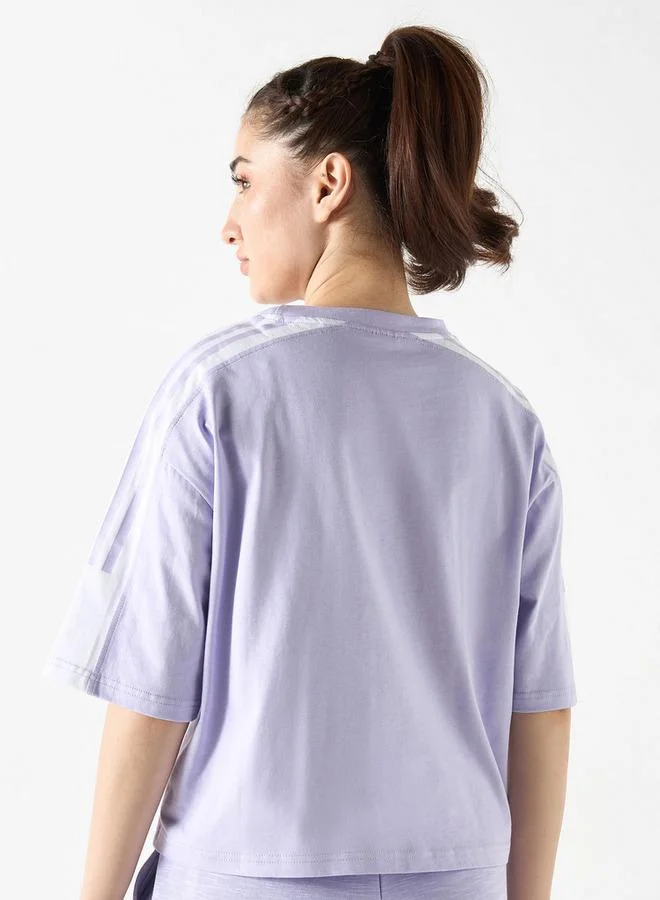 Kappa Kappa Logo Embroidered T-shirt with Crew Neck and Short Sleeves