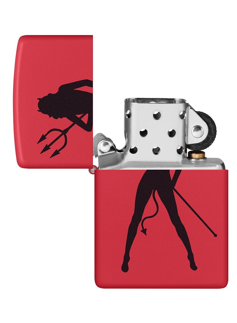 Zippo Ci406832 233 Devil Women Red Matte Windproof Lighter - Image 4