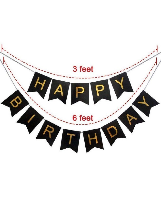 توي إكس إي لافتة عيد ميلاد سعيد من TOYXE 40584 - أسود (عبوة من قطعة واحدة) - Image 3