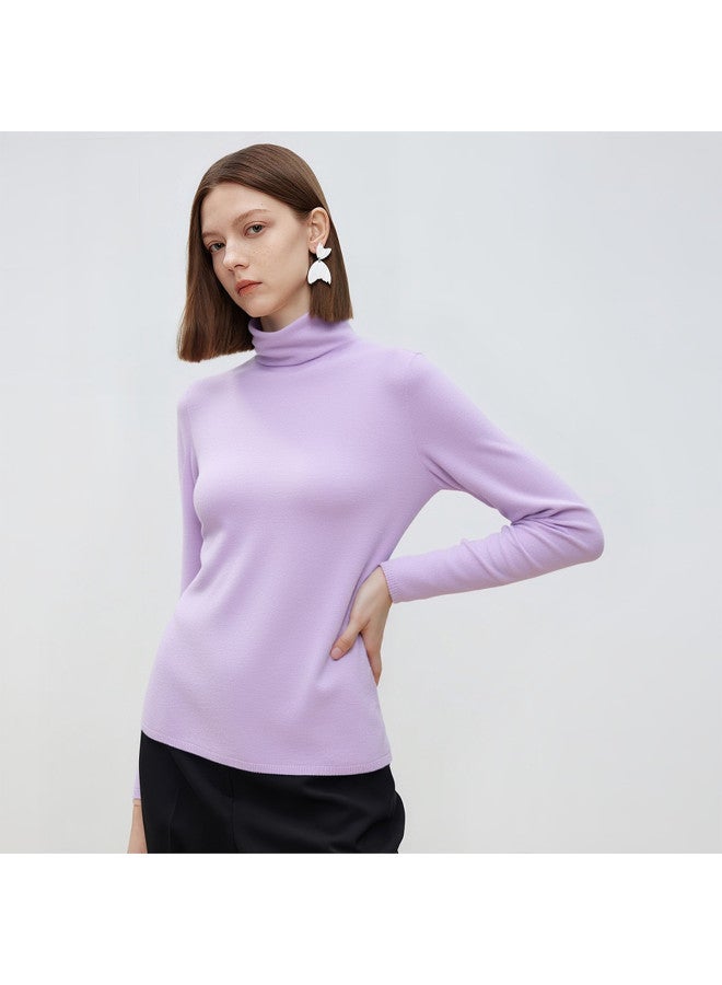 Fapai Warm, Comfortable, Slim-fit, Versatile, Fashionable Turtleneck Knitted Sweater - Image 3