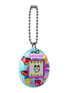 Tamagotchi Tamagotchi Electronic Digital Keychain Original Denim Patches  - Image 1